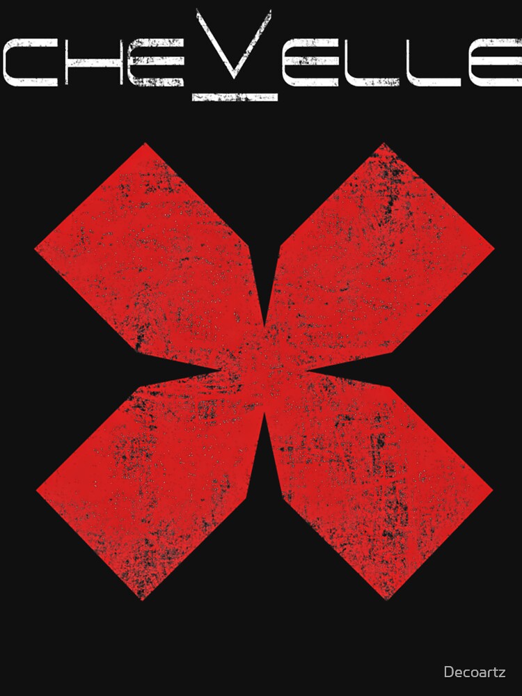 Grunge Red Cross Alternative Metal Band by Decoartz