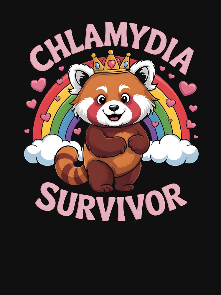 Funny Red Panda Chlamydia Survivor by HeadTurningArt