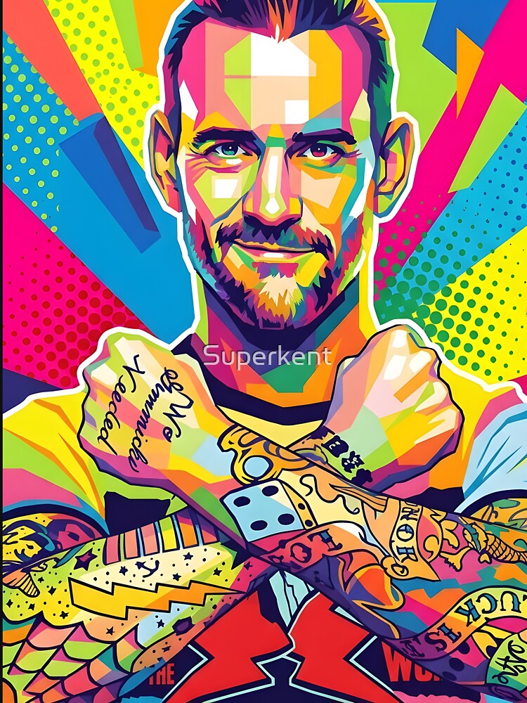 CM Punk Pop Art by Superkent