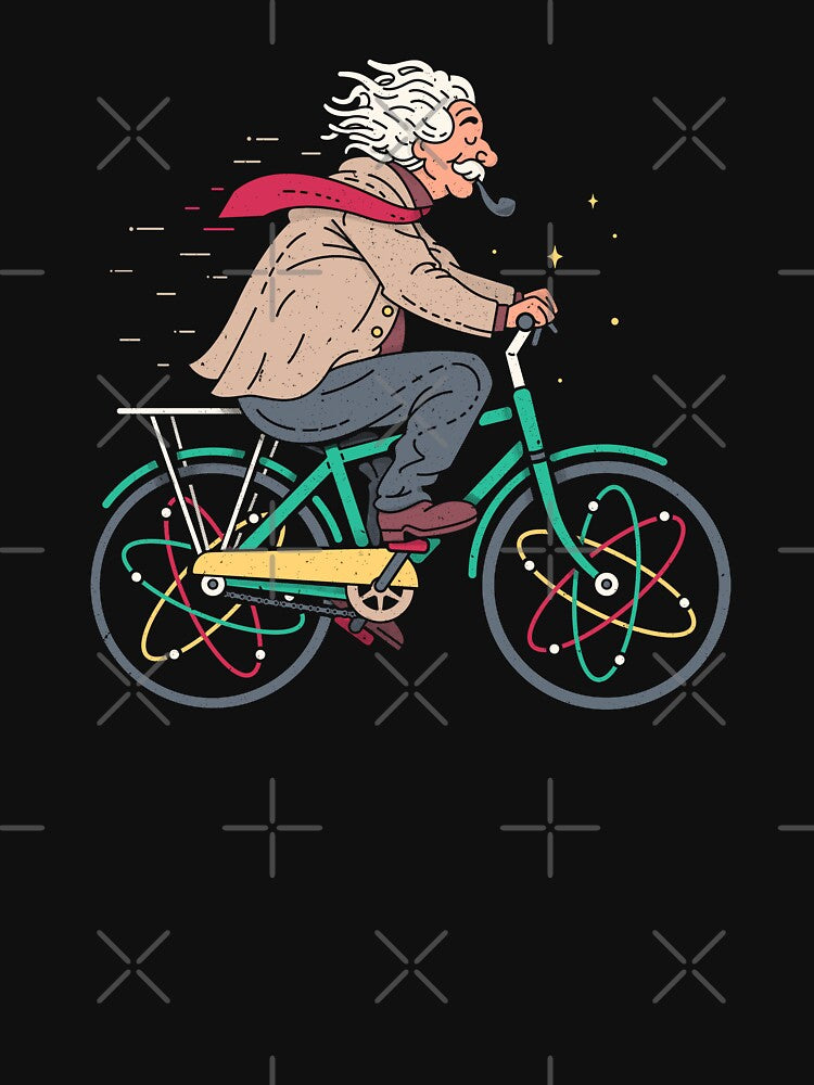 Albert Einstein Atomic Ride - Phsyics Chemistry Bicycle by Gamma-Ray