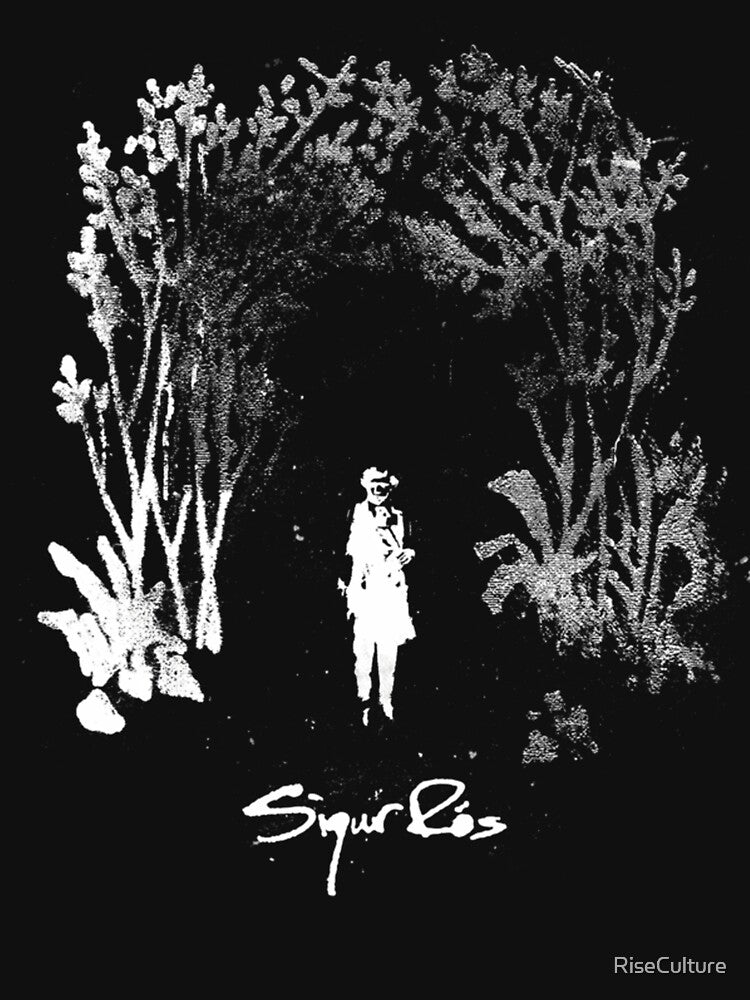 Mysterious Figure Forest Silhouette by RiseCulture