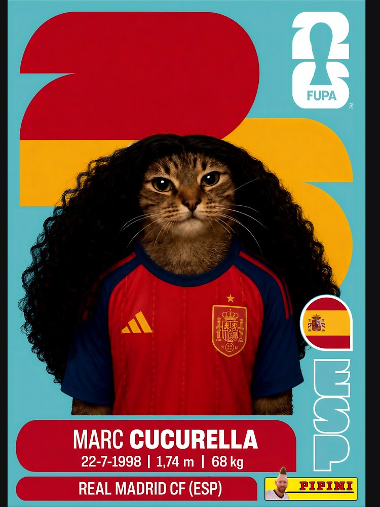 PIPINI - Cucurella - Novelty Football Sticker Design by PIPINI Inc.