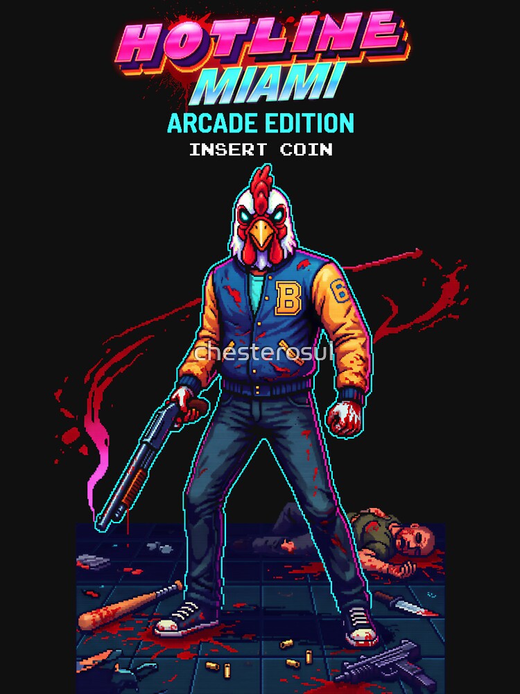 Hotline Miami Retro Arcade by chesterosul