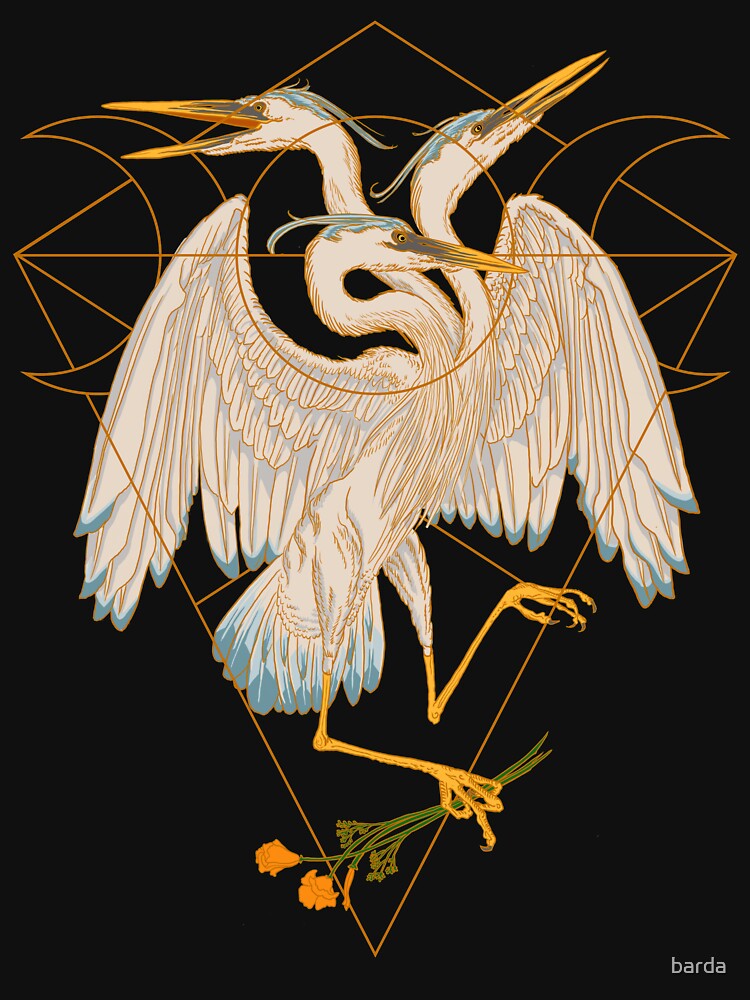 Triple Heron by barda
