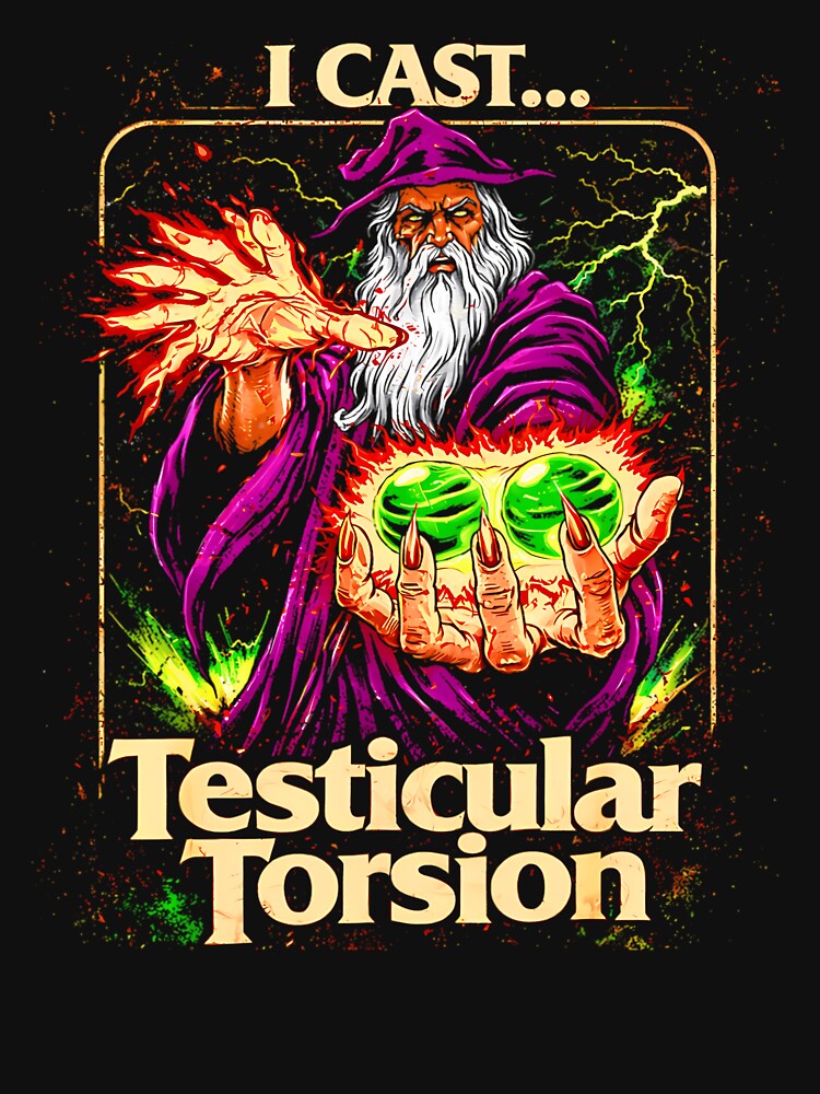 I Cast Testicular Torsion Funny Wizard Meme by Akshay Kshirsagar