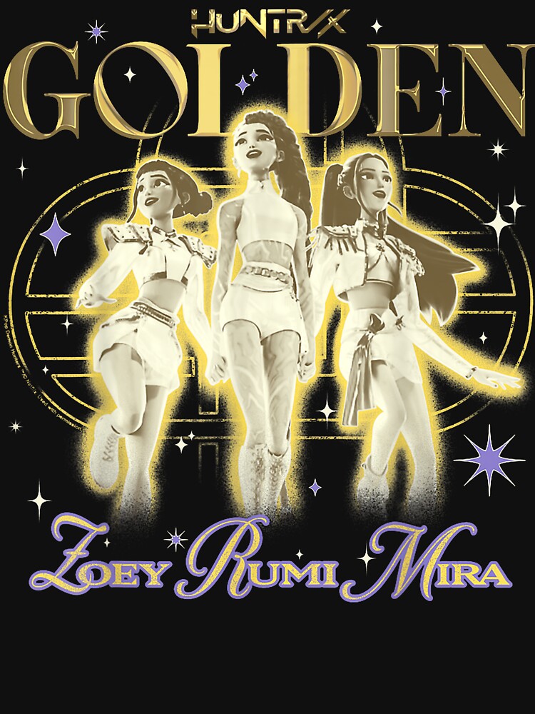 Huntrix Golden Zoey Rumi Mira Retro by ShuntalaWhite
