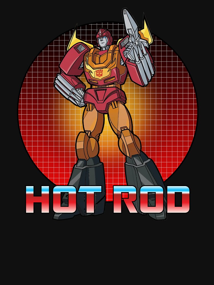 Hot Rod G1 Retro Art V2 by Retr0Tshirts