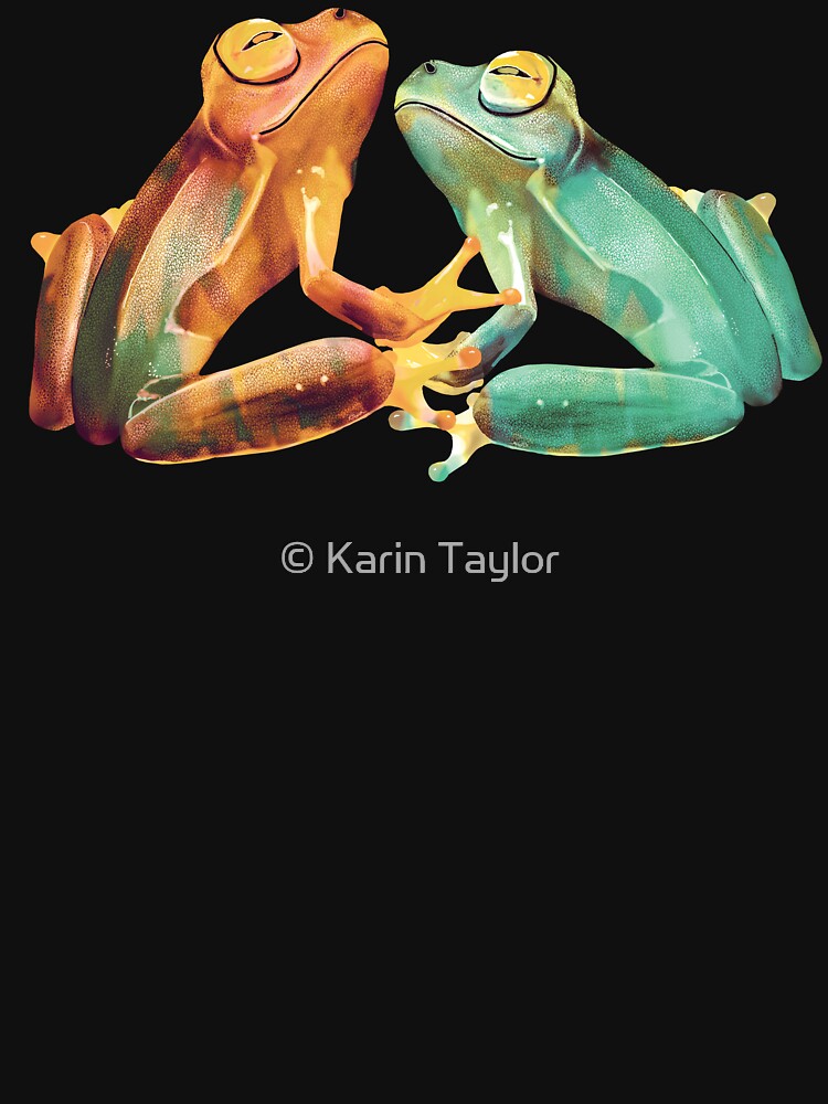 Vintage Scientific Frogs by Karin Taylor