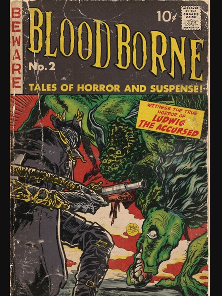 Bloodborne - comic cover fan art Poster by LaurineRohan