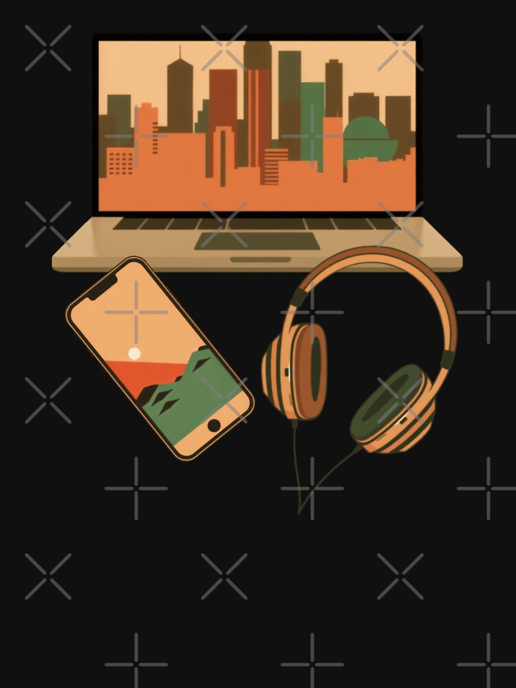 Urban Tech Pattern | Urban/Youth Art by UnhingedBird