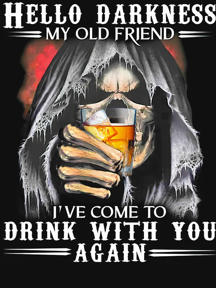 Hello Darkness My Old Friend I've Come To Drink WIth You Again by UweSchroeder