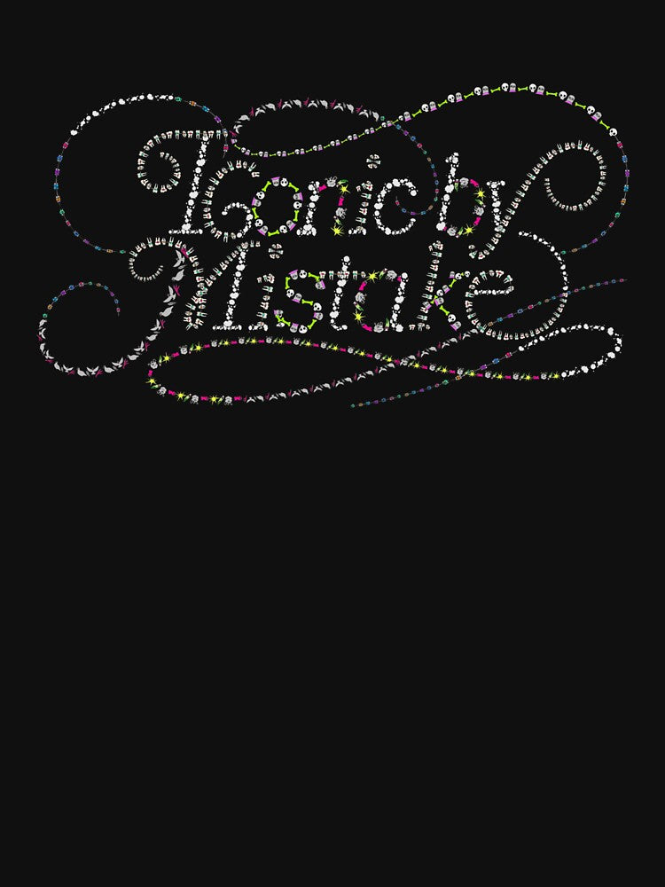 Iconic by Mistake - Y2K Cyber Gothic Calligraphy by moamaxshop