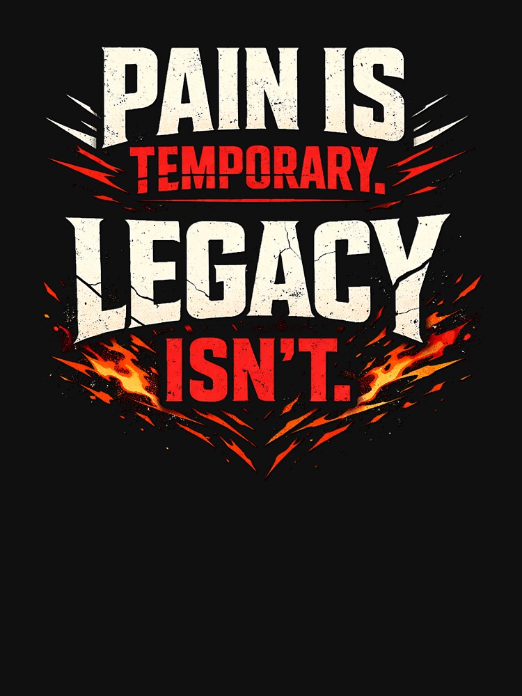 Pain Is Temporary Legacy Is Forever Gym Grunge Stoic Pump Cover by SoulFlex