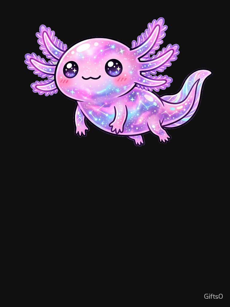 Cute Galaxy Axolotl Kawaii Space by Gifts0