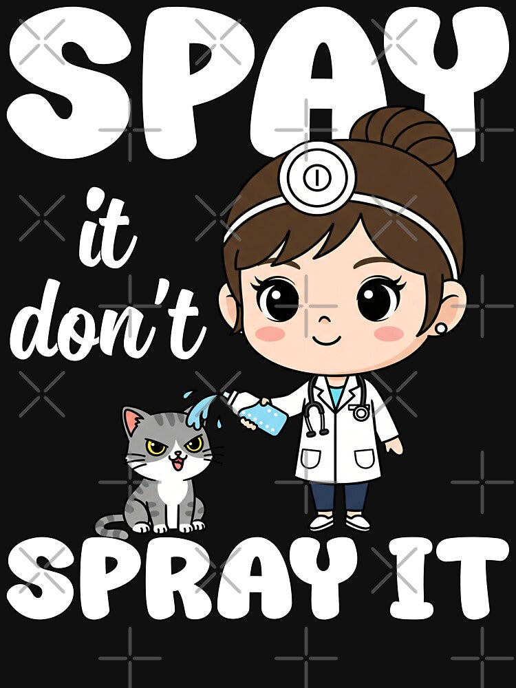 SPAY IT DON'T SPRAY IT - VET GIFT by KEF Custom