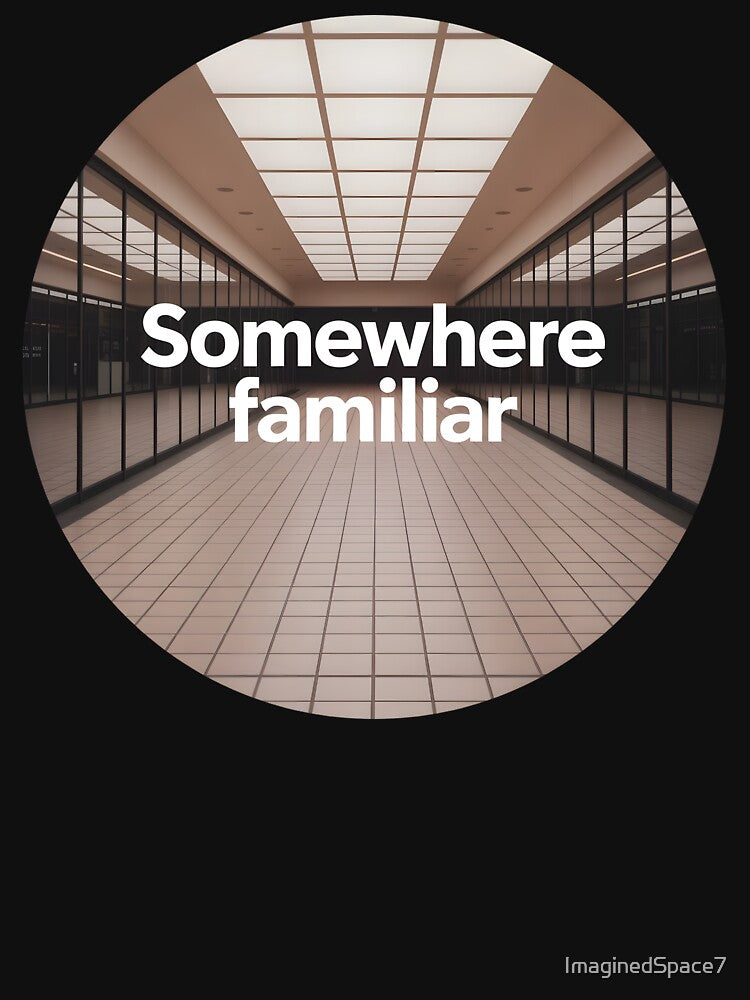 Somewhere Familiar – Liminal Space Shopping Mall Weirdcore Design by ImaginedSpace7