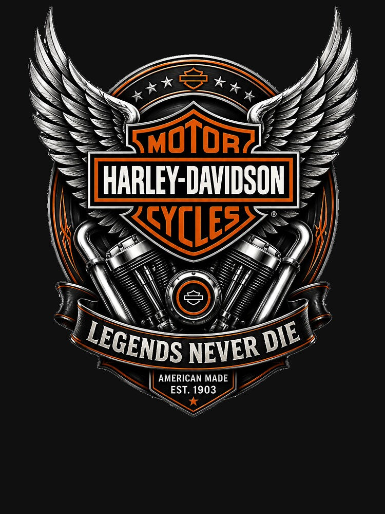 Harley Legends Never Die V-Twin — American Made 1903 by IronRoadCo