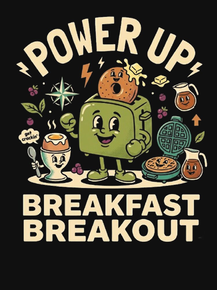 Power Up Breakfast – Whimsical Food Character Design by Dogandesighn