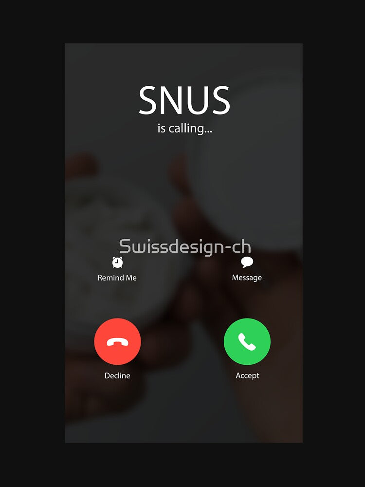 Snus is calling by Swissdesign-ch