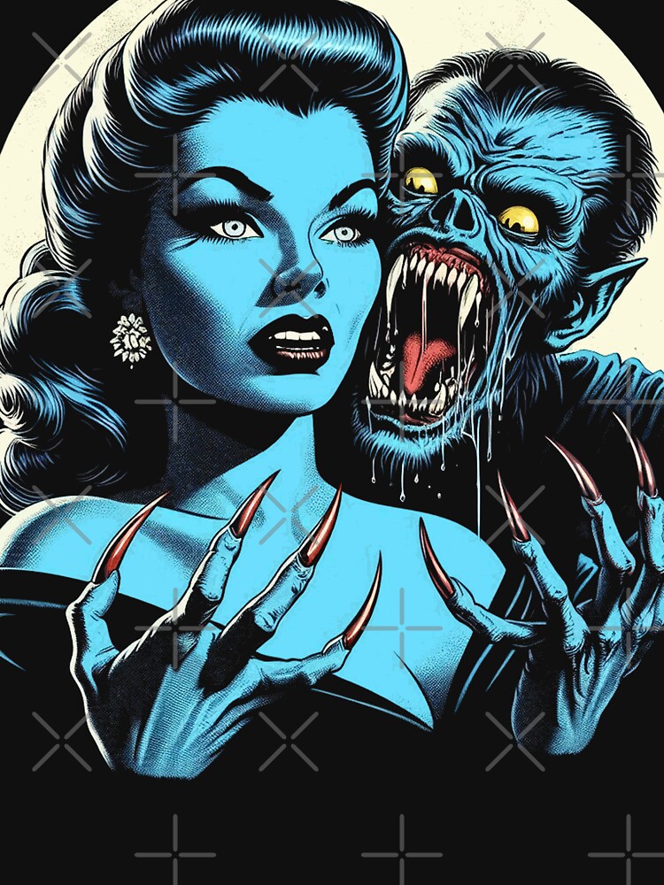 Horror Werewolf Woman by PulpVintage