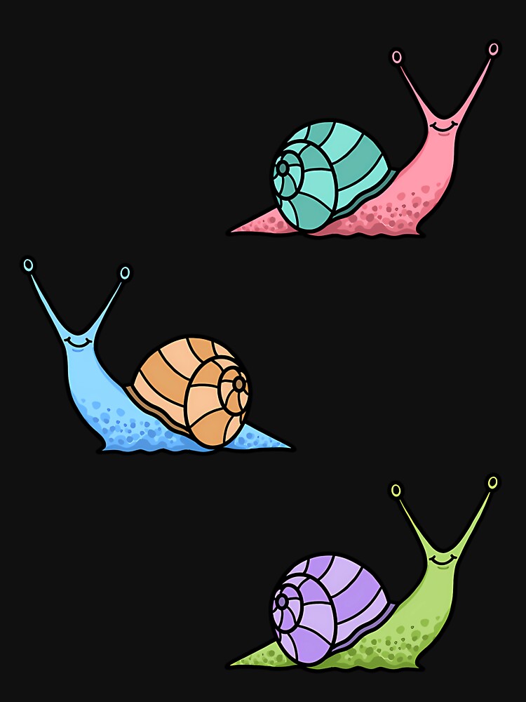 Happy Snails With Backpacks by ppjkxsapc99