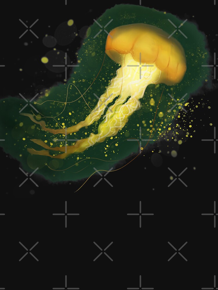 Yellow Jellyfish by JuncoPuff