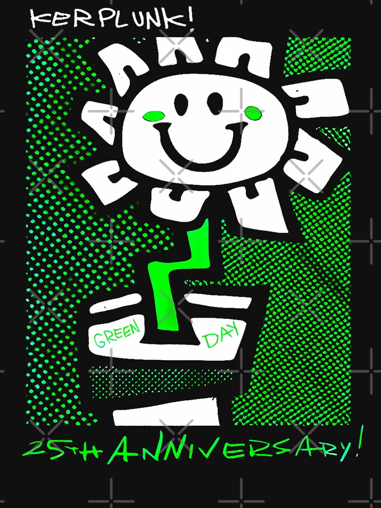 Anniversary Smiley Flower Pot Punk Rock by FindurIdentity