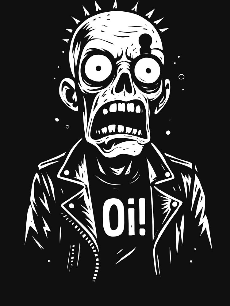 OI! Punk Zombie by theThreadzone