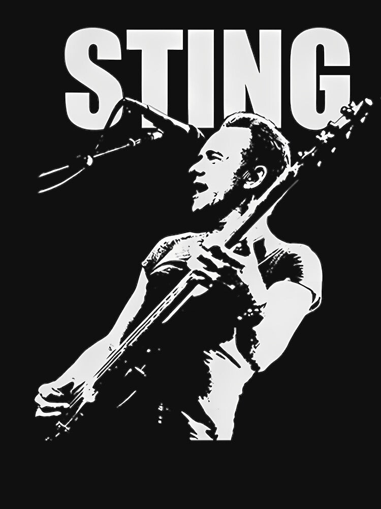 Sting Musician and activist Vintage by JeanPetit