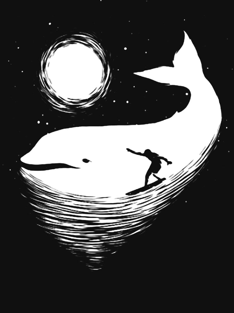 Surfing Whale by GeniusDesignArt