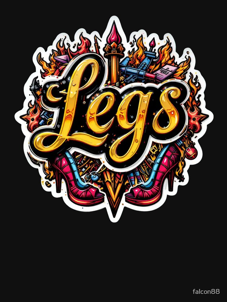 Legs Streetwear Summer Edition Sticker by Imaginarium of Chaos falcon88