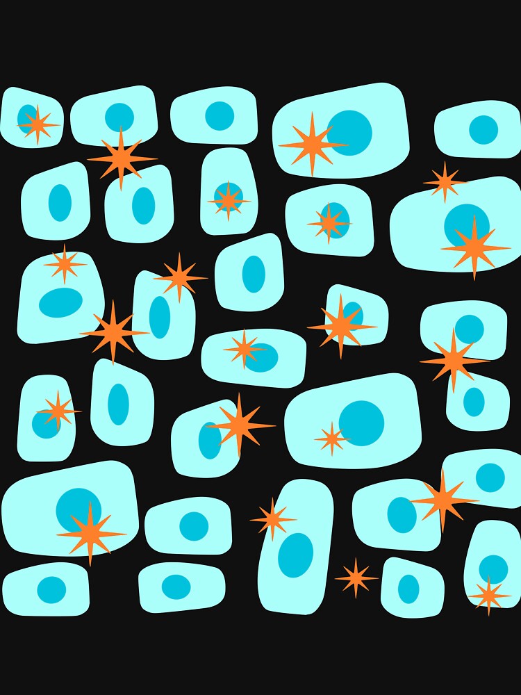 Mid Century Modern Starburst Pattern by LisWilliams