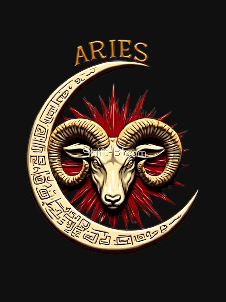 Aries Zodiac Celestial Seal | Elysium Echoes Icon by Shift-Bloom