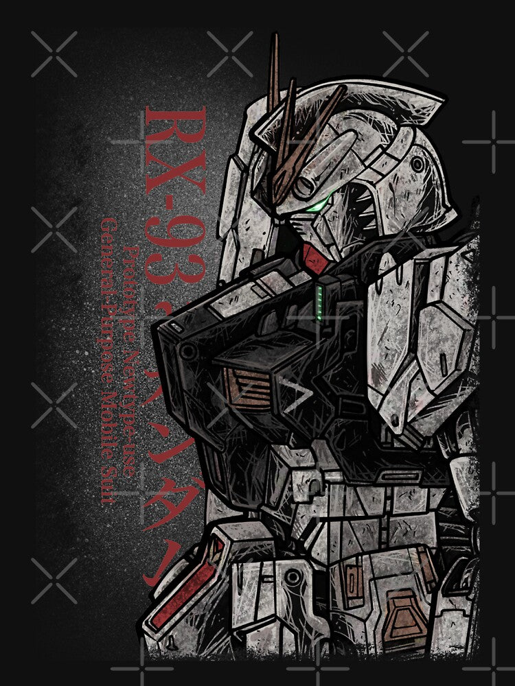 Rx 93 - Nu Gundam by calscrafted