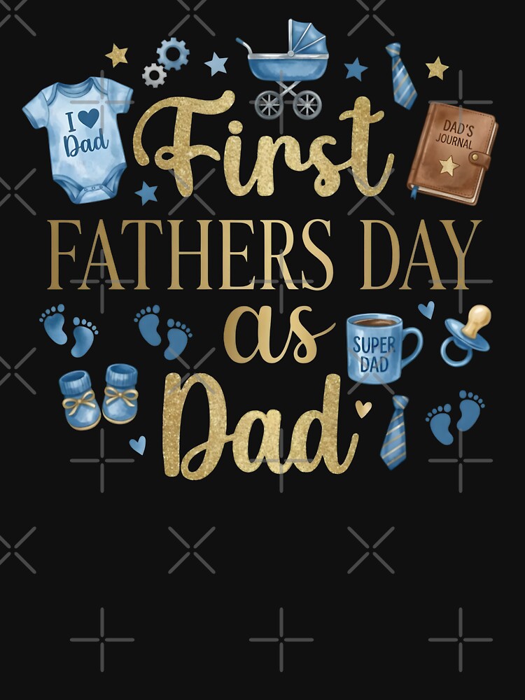 First Father's Day Gift - New Dad Keepsake Design by SideKickCreates