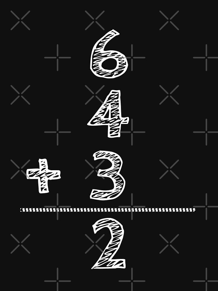 Double play 6+4+3=2 Baseball Math Double Play Funny Baseball Player Gift by ARTZ84