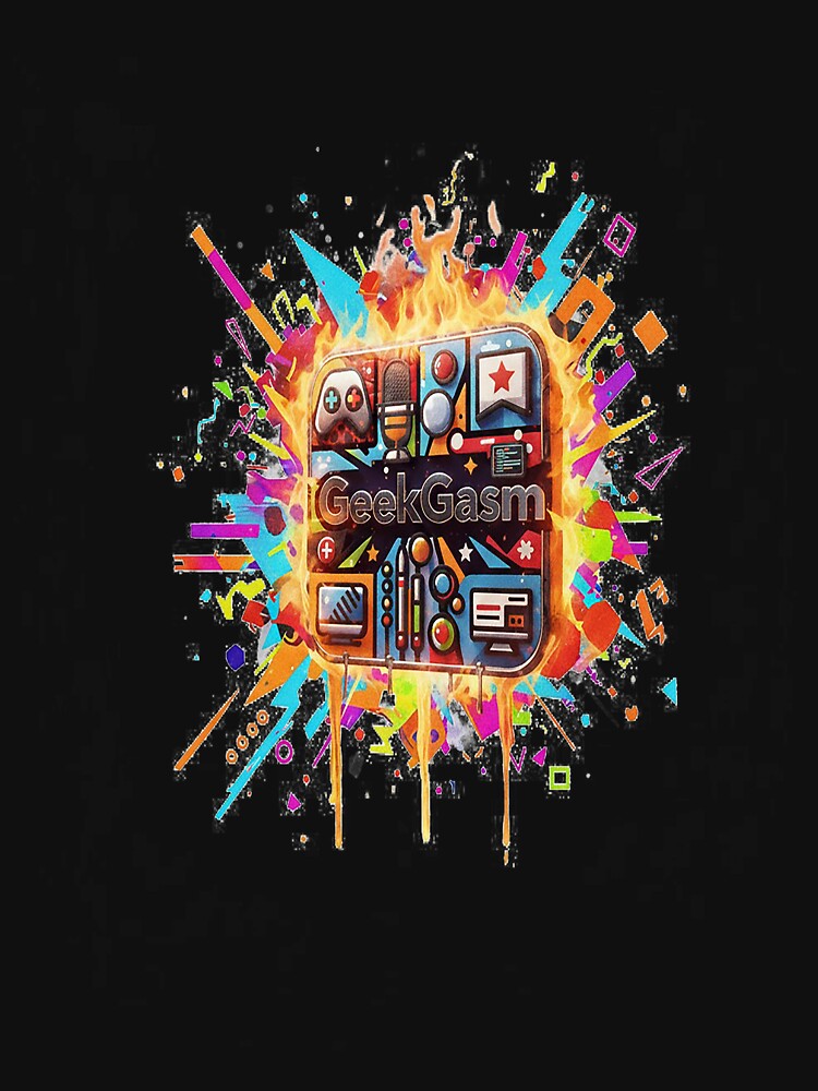 GeekGasm Website Logo Colorful by GeekGasmMerch