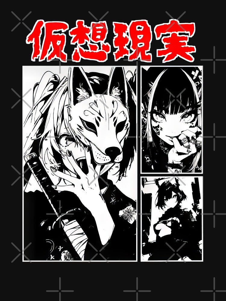 Goth Grunge Anime Manga Girls Harajuku Cyberpunk Vaporwave Girls Japanese Streetwear Aesthetic #266 by mika-gallery