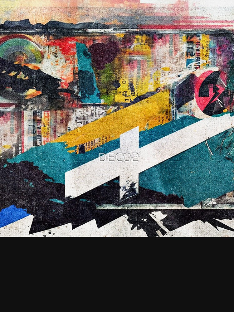 Urban Industrial Grunge-Style Aesthetic Street Abstract by DEC02