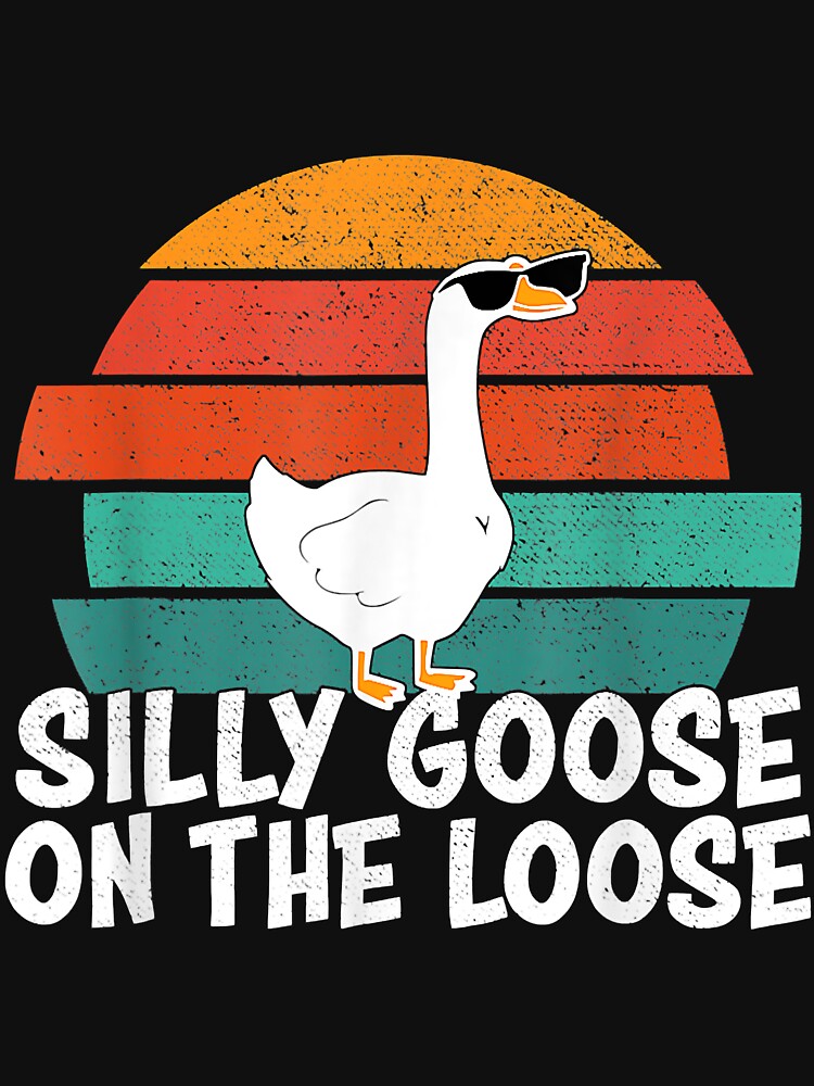 Silly Goose On The Loose Vintage Tee by ConradEan