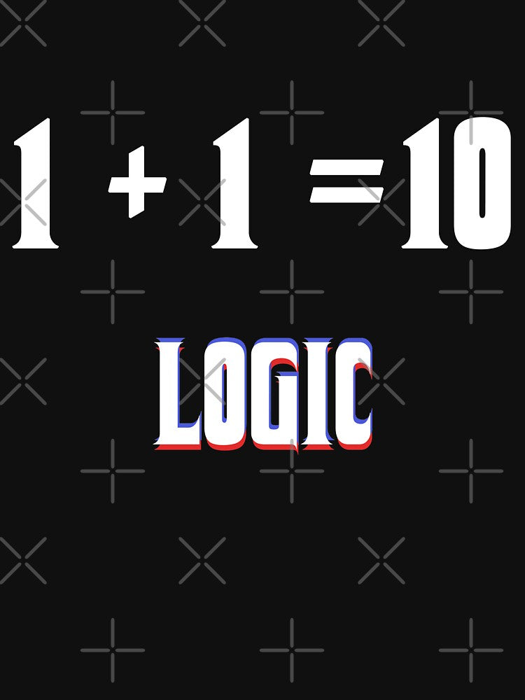 1+1=10 Binary - Funny Programming Jokes by ELPRONTO-DESIGN