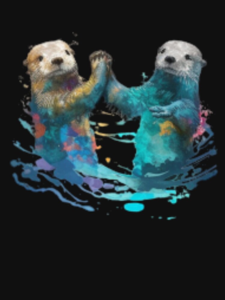 Significant Otters Otters Holding Hands by Unique-for-U