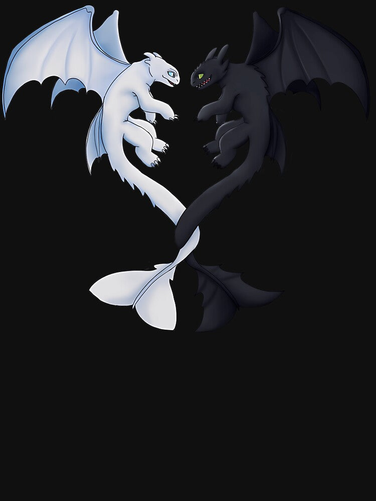 Toothless-And-Lightfury by earline4fk