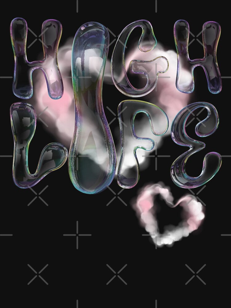 High life y2k design vaporwave vibe bubbles by VantaTheArtist