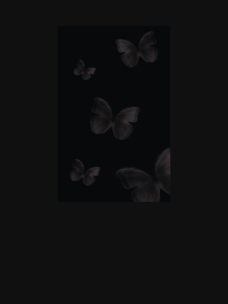 Dark feminine energy aesthetic - black butterflies academia girly goth style by Fantasy Cache
