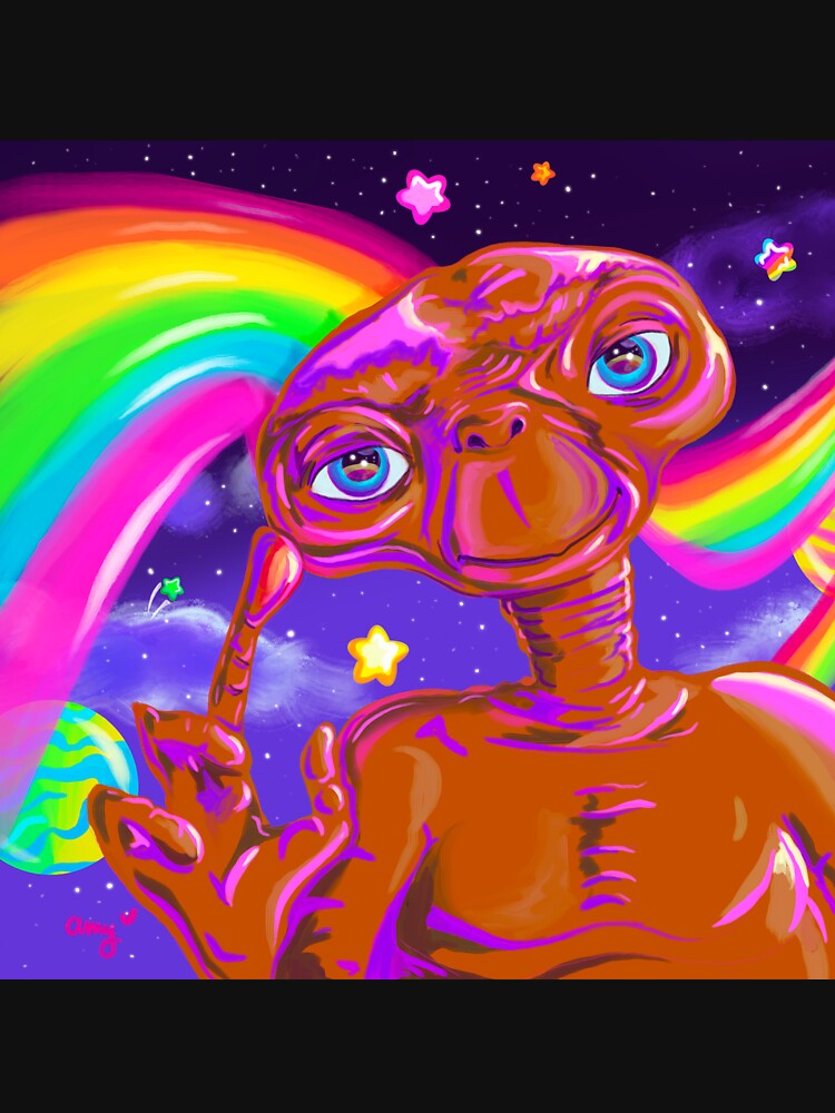 Rainbow E.T. by AmyGreenbankArt