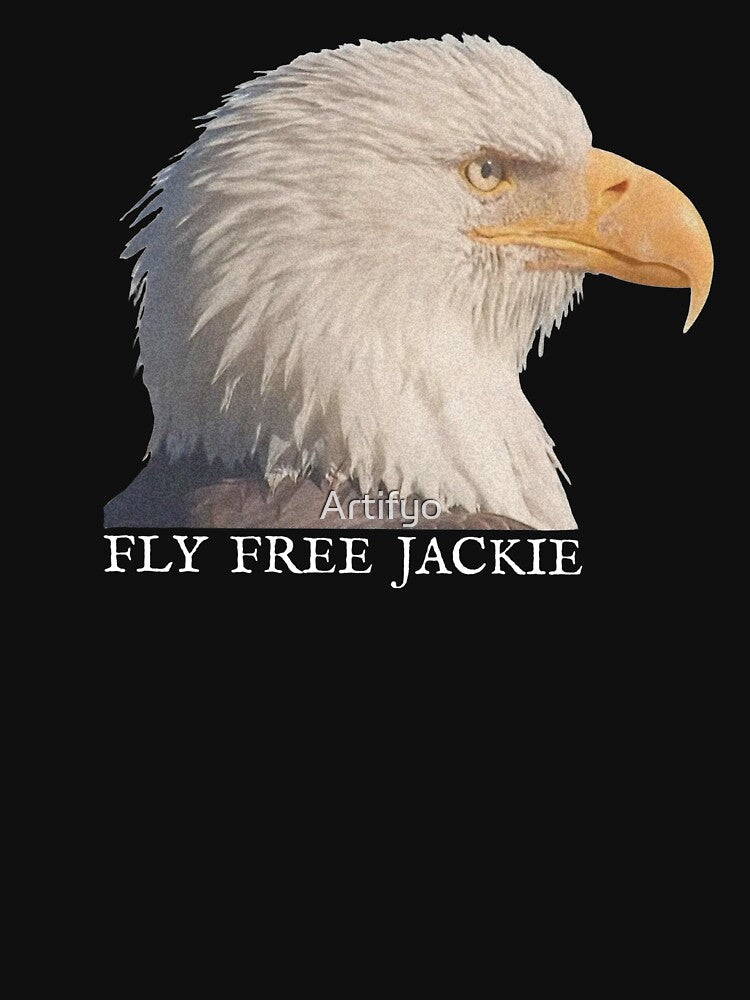 Fly Free Jackie Bald Eagle Memorial by Artifyo