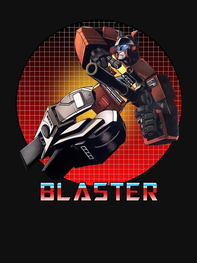 Blaster G1 Vintage Robot V2 by Retr0Tshirts