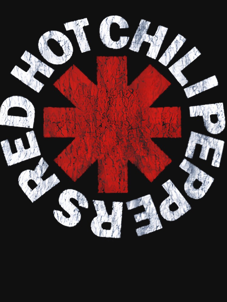 Black Hot Peppers Rock Band Graphic New by DominiqueByous