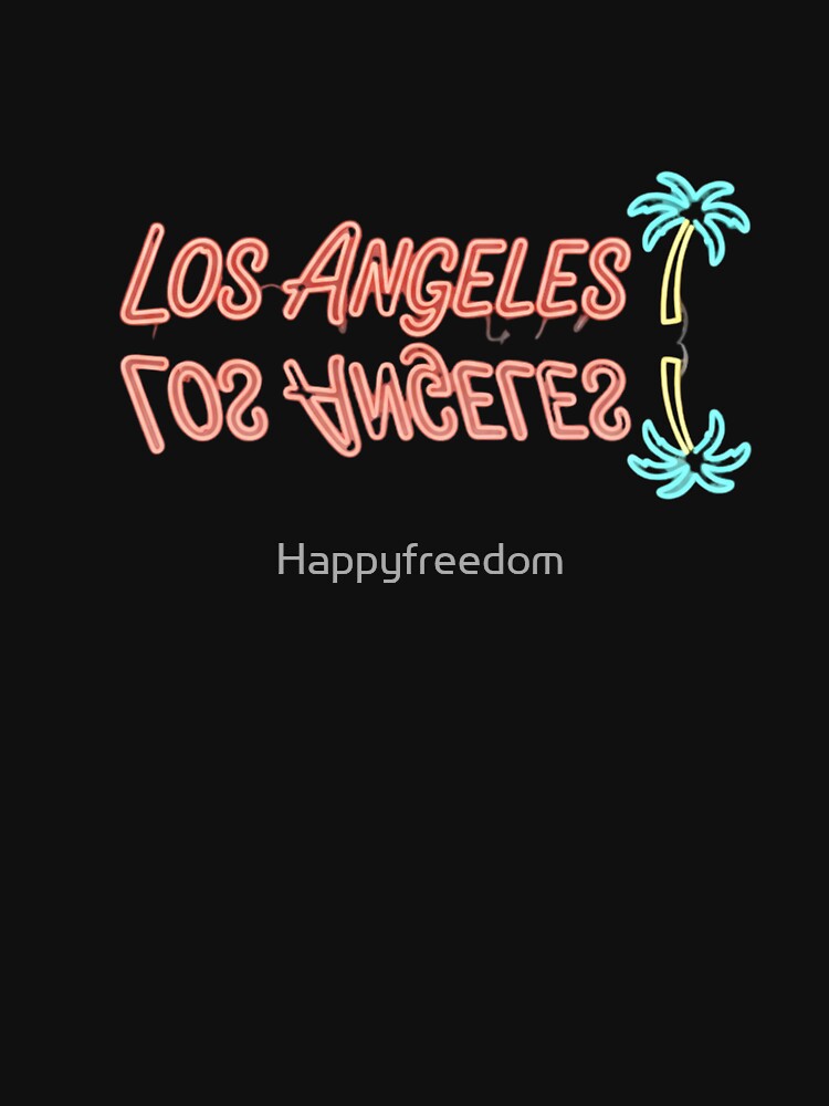 Los Angeles Neon Script — Retro Night Sign Typography by Happyfreedom